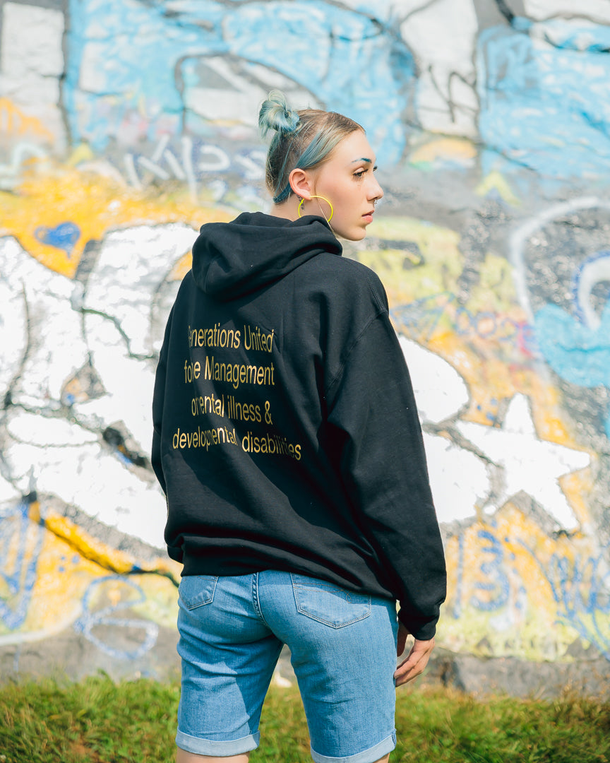 Unisex Gudd Long Sleeve Hoodie with Side Logo