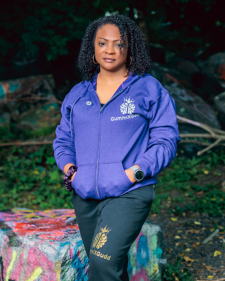 Unisex GummiXGudd Full Zip Up Hoodie